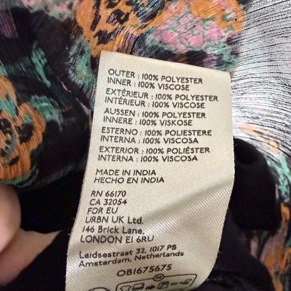 Free People See it Through Maxi Black Combo Large Long Sleeve Boho Flowy Tiered - Picture 8 of 11